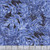 Timeless Treasures Fabrics Ice Winter Scenes Festooned Glitter Leaves Indigo, fabric featuring a winter scene with blue glitter leaves on an indigo background.