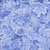 Timeless Treasures Fabrics Ice Winter Scenes Frozen Fallen Leaves Winter, close-up of blue fabric with frost-covered maple leaves pattern for winter-themed sewing or quilting projects.