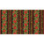 Timeless Treasures Fabrics Joyful Poinsettia Holly Floral Stripe Black