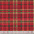 Timeless Treasures Fabrics Joyful Red Green Holiday Tartan Plaid Holiday