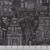 Timeless Treasures Fabrics Pick Your Poison Halloween Haunted House Toile Black, spooky haunted house pattern with graveyard, bats, ghosts, and spooky trees in white on black fabric.