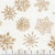 Timeless Treasures Fabrics Tonga Batik Mistletoe Snowflake Varieties Cream Ochre