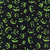 Timeless Treasures Fabrics Tonga Batiks Haunted Halloween Spooky Pumpkin Smiles Lime Green Spooky