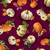 Quilting Treaures Fabrics Cornucopia Harvest Fall Wine Red Pumpkins