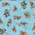 Quilting Treaures Fabrics Cornucopia Harvest Fall Blue Birds