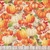 Timeless Treasures Fabrics Harvest Cream Pumpkins on Fall Leaves