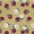 Wilmington Prints Crimson Blooms Beth Grove Peonies over Damask Red Cream Gold