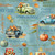 Wilmington Prints Glorious Fall Nancy Mink Trucks Pumpkins Fall Sayings Blue