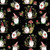 Wilmington Prints Merry Gnome-ments Susan Winget Christmas Gnome Vignettes Black Red Green