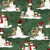 Wilmington Prints Woodland Snowmen Danielle Leone Scenic Snowmen & Snow Women Green