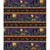 Wilmington Prints Moonlit Manor Lisa Jane Smith Haunted House Repeating Stripe Orange Black Purple