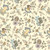 Andover Fabrics Holbrook by Max & Louise Blue Cream Vining Wildflowers