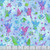 Henry Glass Fabrics Down the Fairy Path Color Principle Light Blue Fairy Silhouette