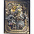 In The Beginning Fabrics Steampunk Menagerie by Jason Yenter Grey Gold Large Panel