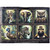 In The Beginning Fabrics Steampunk Menagerie by Jason Yenter Grey Gold Small Panel