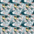FreeSpirit Fabrics Love Letters by Club Hauer Air Mail Blue