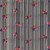 FreeSpirit Fabrics Pompadours in Pink by Carolyn Gavin Daisy Stripe Black