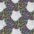 FreeSpirit Fabrics Graywork by Tula Pink Just Bearly Carbon, fabric pattern featuring white bears and colorful leaves on a gray background.