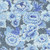 FreeSpirit Fabrics From the Archives by Kaffe Fassett Floral with Dots Blue