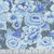 FreeSpirit Fabrics From the Archives by Kaffe Fassett Floral with Dots Blue