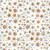Quilting Treasures Fabrics Bohemian Sunrise by Dan Morris Cream Stars, textile with a colorful star and sunburst pattern on a white background.