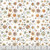 Quilting Treasures Fabrics Bohemian Sunrise by Dan Morris Cream Stars fabric, featuring a pattern of colorful stars, suns, and celestial motifs on a cream background.
