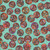 Quilting Treasures Fabrics Skullduggery Turquoise Blue Mini Skulls