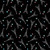 Benartex Fabrics Parisian Pups Kanvas Studio Love Paris Black