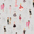 Riley Blake Fabrics Barbie Vintage Main Gray
