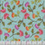 Riley Blake Fabrics Zinnias Lila Tueller Thistles Aqua