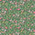 Riley Blake Fabrics Liberty Craft Garden May's Flowers Garden Green