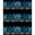 In The Beginning Fabrics Dragons Blue Fury Ethereal Flame Repeating Stripe
