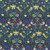 Liberty Fabrics Dark Blue William Morris Strawberry Thief  Tana Lawn