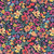 Liberty Fabrics Dark Blue Days of Summer Flowers Tana Lawn