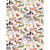 Liberty Fabrics Multi Bright Quey 2 Hip Animals Tana Lawn, colorful fabric featuring assorted animals including pandas, cheetahs, zebras, rhinos, peacocks, and crocodiles in a playful pattern.