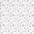 Blank Quilting Fabric Be Merry & Shine Bright Lily Ford White Mini Snowflakes, white fabric with small and large silver snowflake patterns.