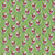 Henry Glass Fabrics A Kitty For Christmas Lime Small Santa Claus