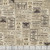 Blank Quilting Fabrics Paris Nights Parchment French Labels