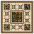 Blank Quilting Fabrics Wilderness Song Majestic Quilt Kit, detailed nature-themed quilt with images of wildlife and forest scenery surrounded by patterned borders.