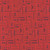 Clothworks Fabrics Let's Go! Red Traffic Cars Words, a fabric with red background featuring black and dark red illustrations of traffic cars, police vehicles, and related words in a playful pattern.