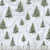 Timeless Treasures Fabrics Winter Wonderland Katie Hennagir Tree Green Pine Trees Script