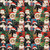Quilting Treasures Fabrics Gotta Have It Novelties Red Green Christmas Cats, fabric featuring festive cats wearing Santa hats and surrounded by holiday gift boxes.