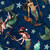 Quilting Treasures Fabrics Gotta Have It Novelties Navy Blue Mermaids