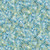 Timeless Treasures Fabrics Floral Forest Whisper Mineral Mist Blue Flowers and Foliage