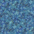 Timeless Treasures Fabrics Floral Forest Whisper Cobalt Teal Blue Flowers and Foliage