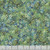 Timeless Treasures Fabrics Floral Forest Whisper Moss Green Blue Flowers and Foliage, watercolor fabric pattern with moss green, blue, and white flowers and foliage.