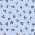 Dear Stella Designs Fabrics Float Like a Butterfly Cerulean Blue Floral Patchwork Butterflies
