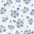Dear Stella Designs Fabrics Float Like a Butterfly Sky Blue Dotted Butterflies Floral Sprays