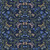 Dear Stella Designs Fabrics Float Like a Butterfly Midnight Blue Arts & Crafts Flower Hedge