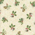 Clothworks Fabrics Katie Pertiet Cream Green Holiday Nostalgia Holly Stamps